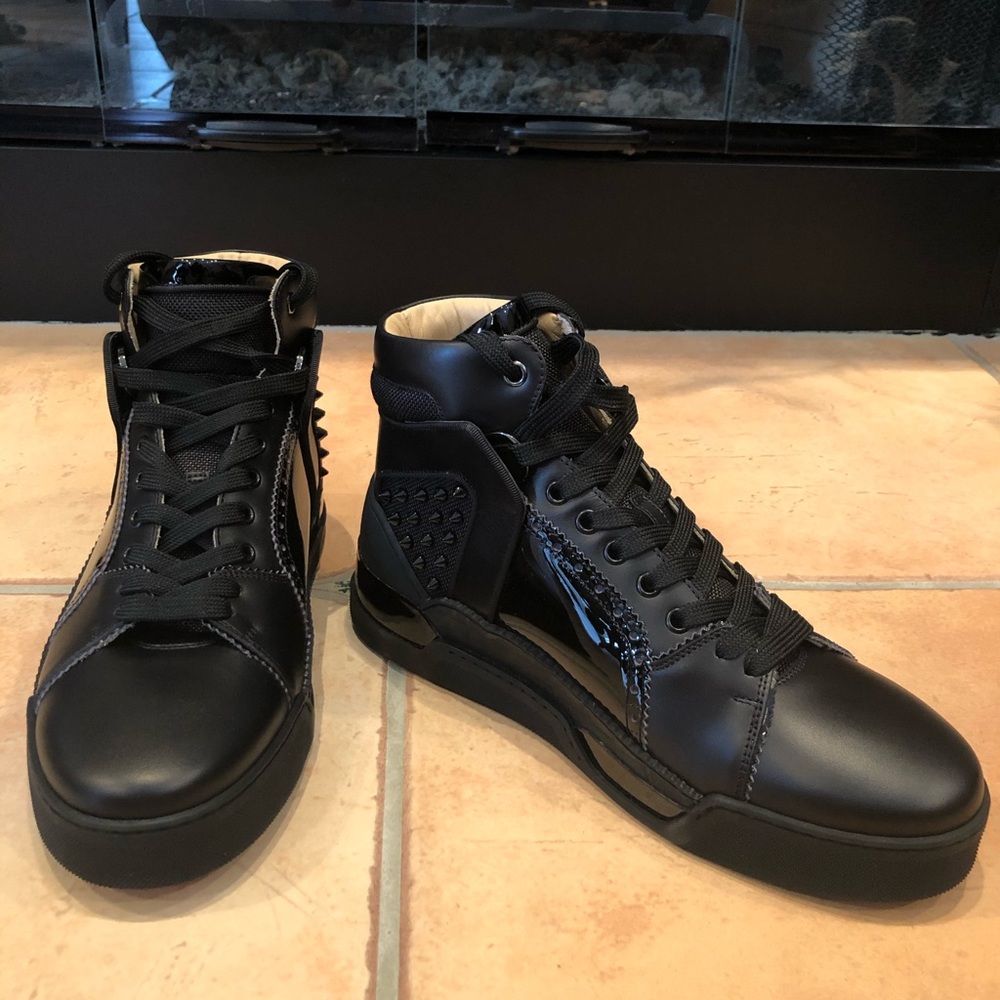 Rare Christian Louboutin Loubikick Black Size 42